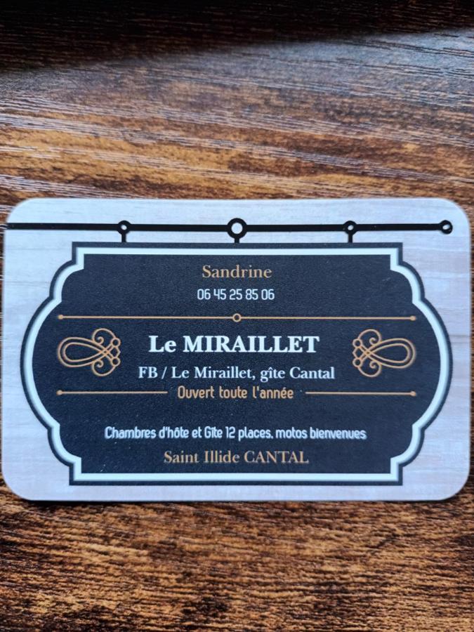 Le Miraillet, gîte Saint-Illide Extérieur photo